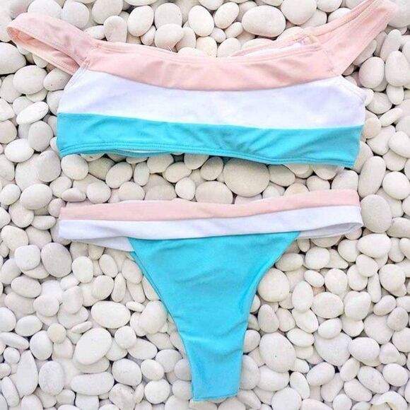 Cheeky Pastel Bikini Set - Picture 2 of 8